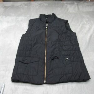 Merrell Optii Warm Vest Women Large Black Insulated Quilt Puffer Full Zip Casual